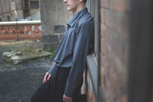 chemise et pantalon collection Who_Men Julie Bonnard Créatrice textile Saint-Étienne Loire